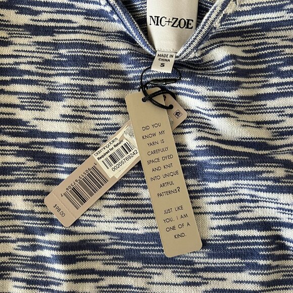 NIC & ZOE Knit Top Size S - Picture 8 of 10